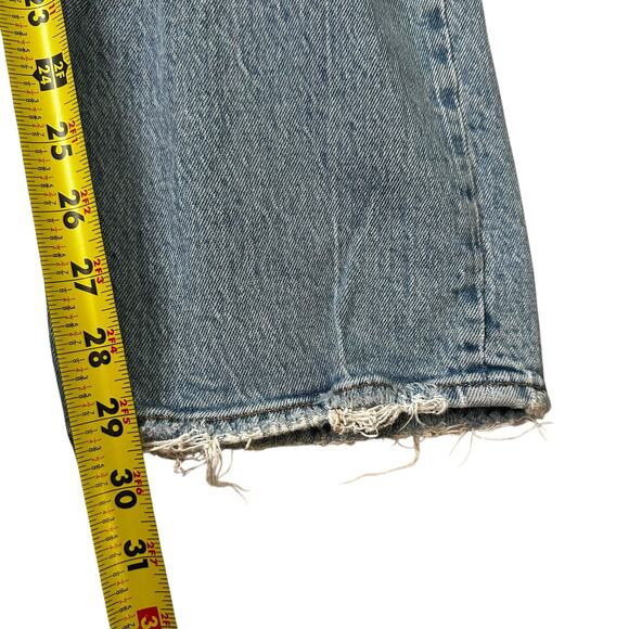 Abercrombie & Fitch Blue 90s Straight Jeans Women's Size 31 | 44-37-3 - Picture 6 of 7